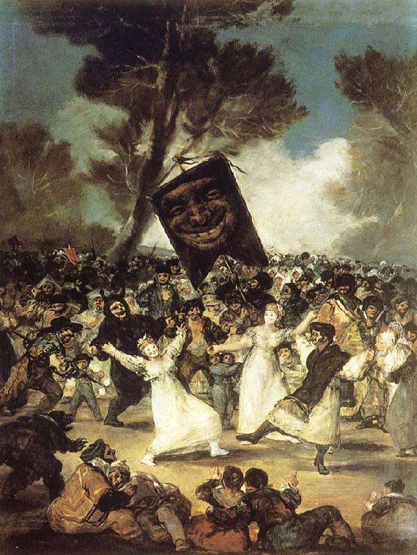 Francisco Goya The Funeral of the sardine Germany oil painting art